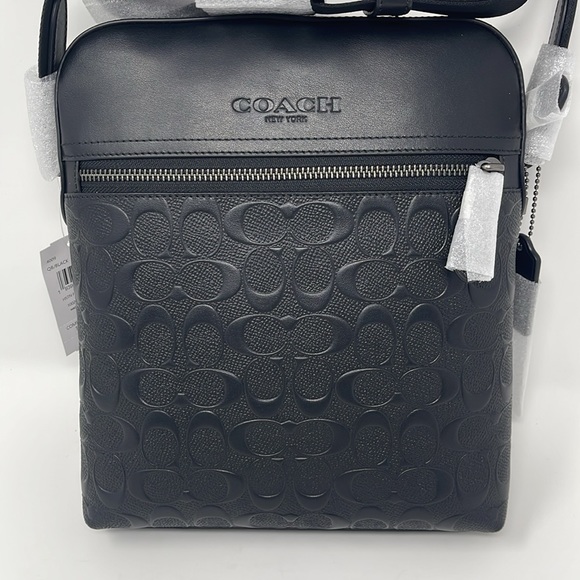 Coach Houston Flight Bag In Signature Leather - Picture 2 of 10